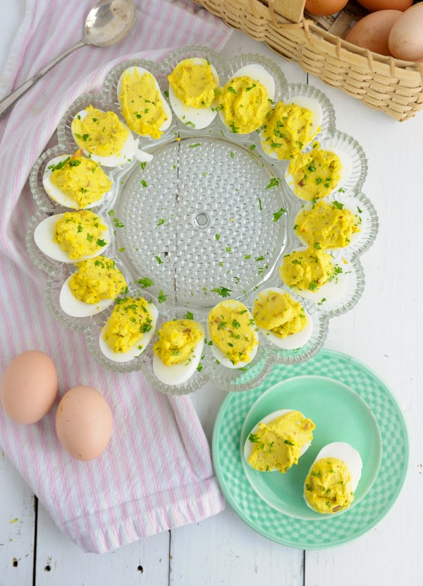 Bacon Blue Cheese Deviled Eggs KETO Dieting